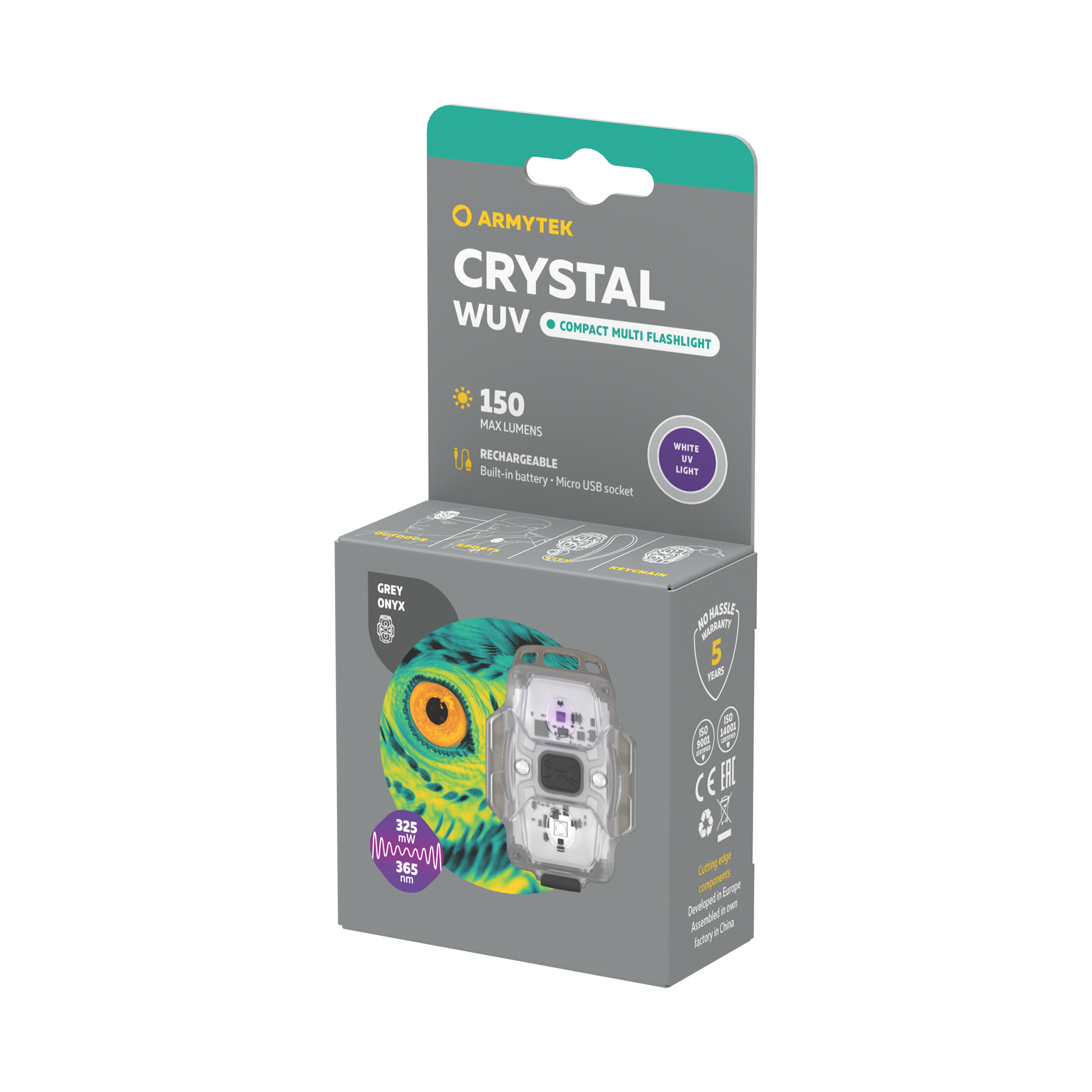 Armytek® Crystal WUV Grey