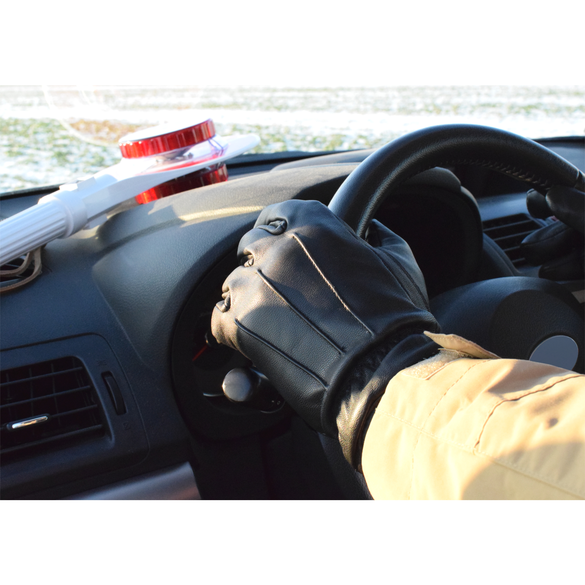 TacFirst® Einsatzhandschuhe H001 HIGHWAY PATROL Echtleder, 360° schnitthemmend