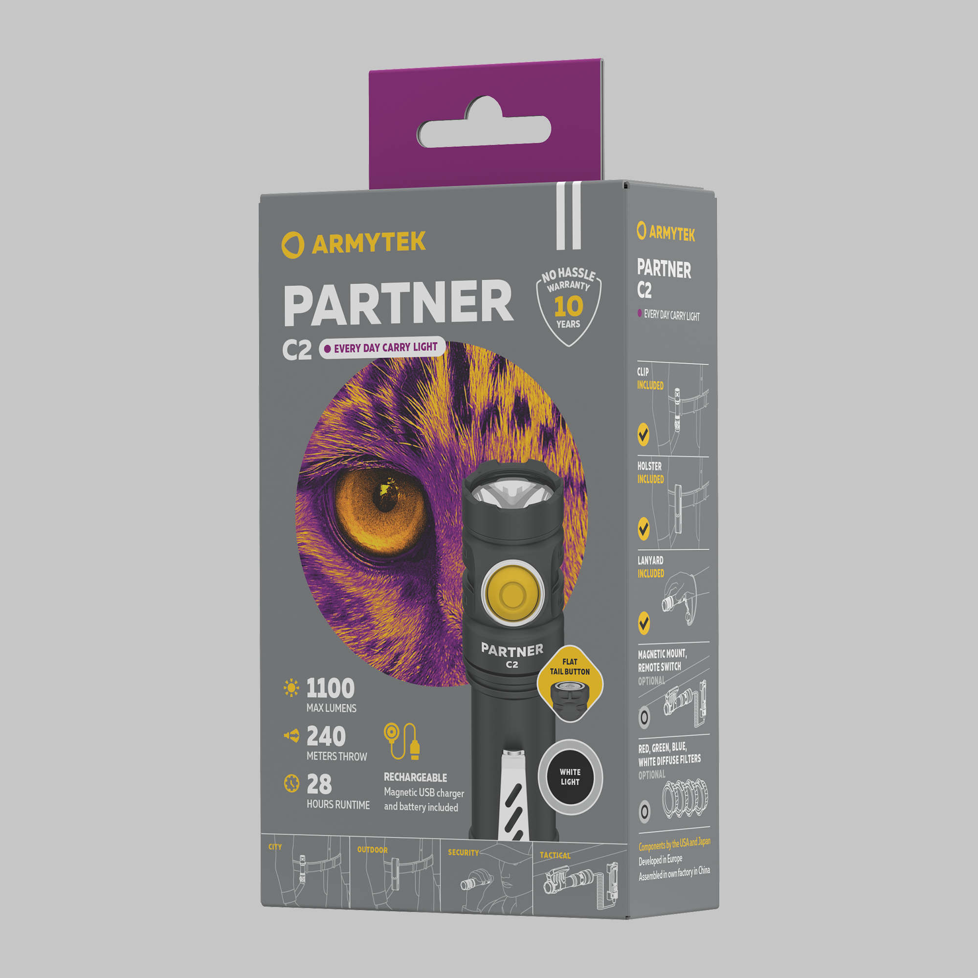 Armytek® Partner C2 Magnet USB