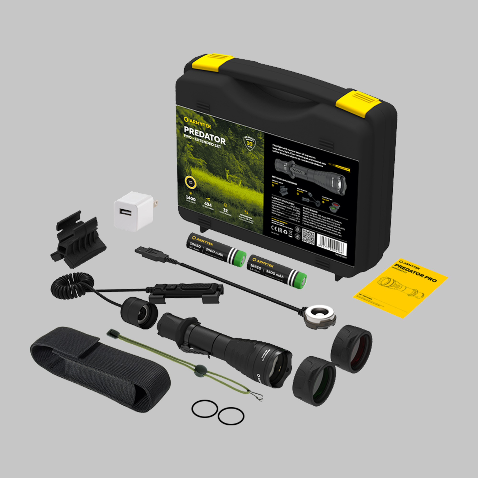 Armytek® Predator Pro Extended Set Armytek® Predator Pro Extended Set