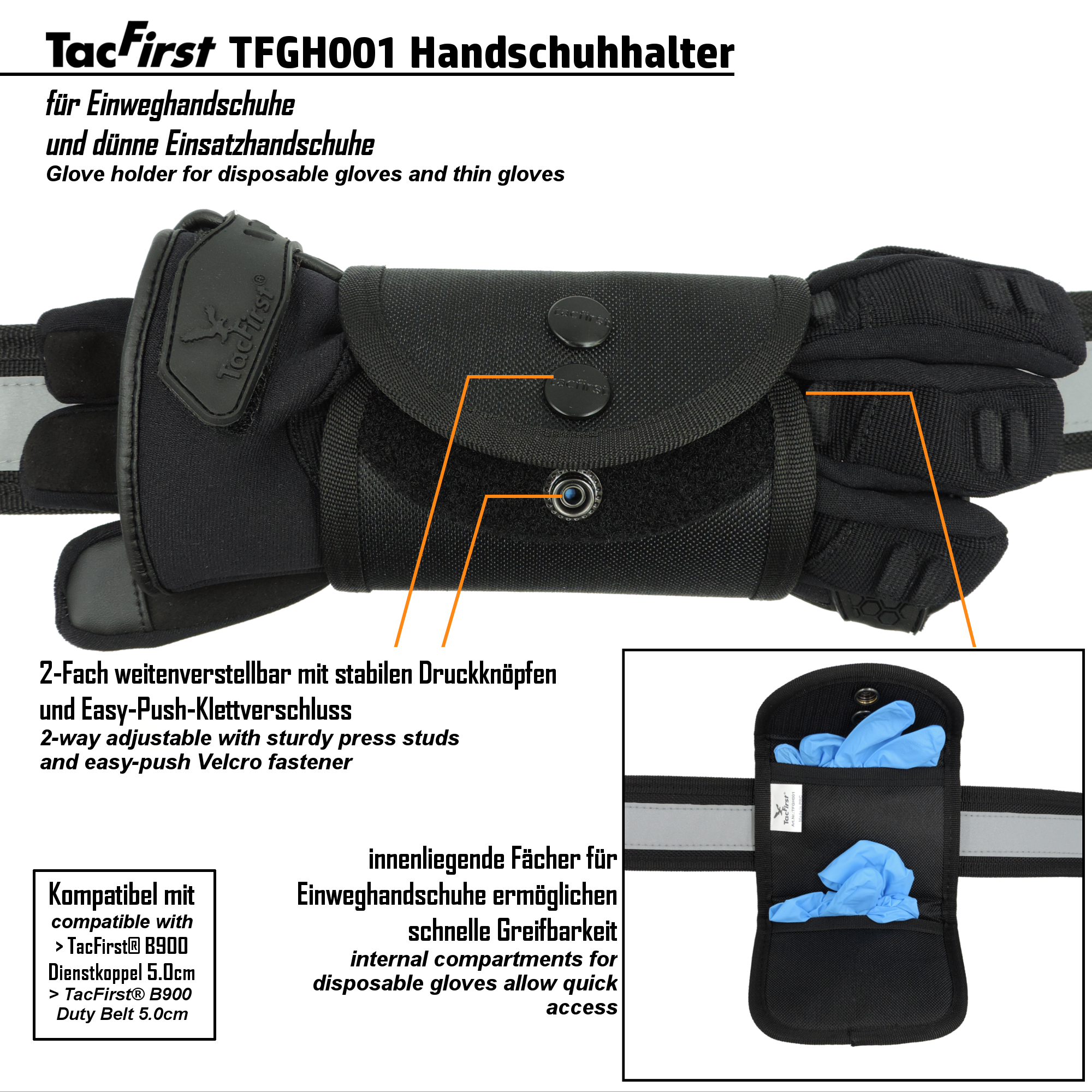 TacFirst® Handschuhhalter GH001 