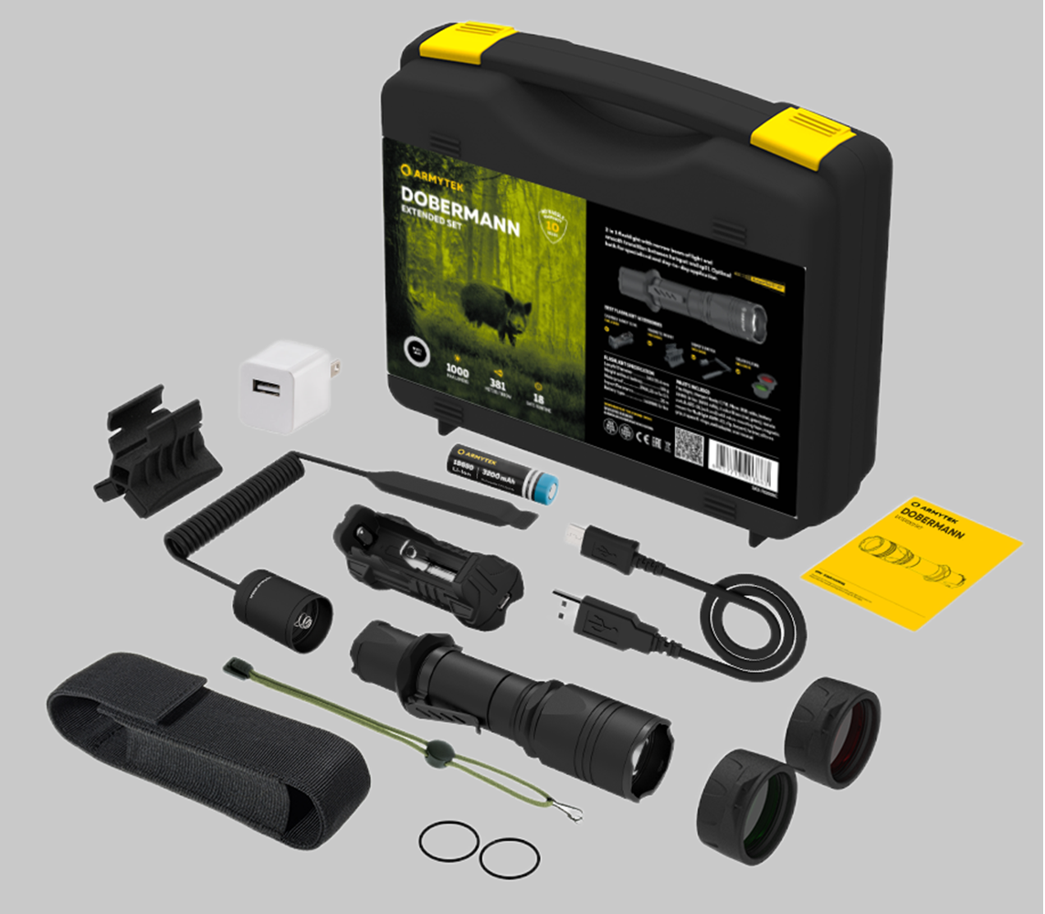 Armytek® Dobermann Extended Set Armytek® Dobermann Extended Set
