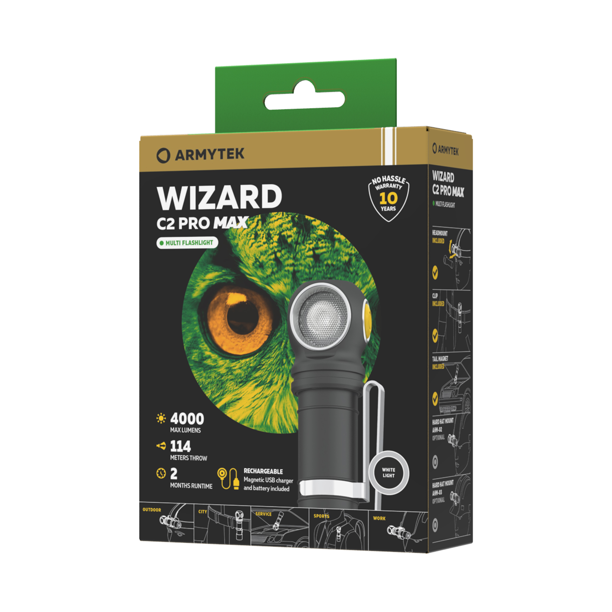 Armytek® Wizard C2 Pro Max Magnet USB