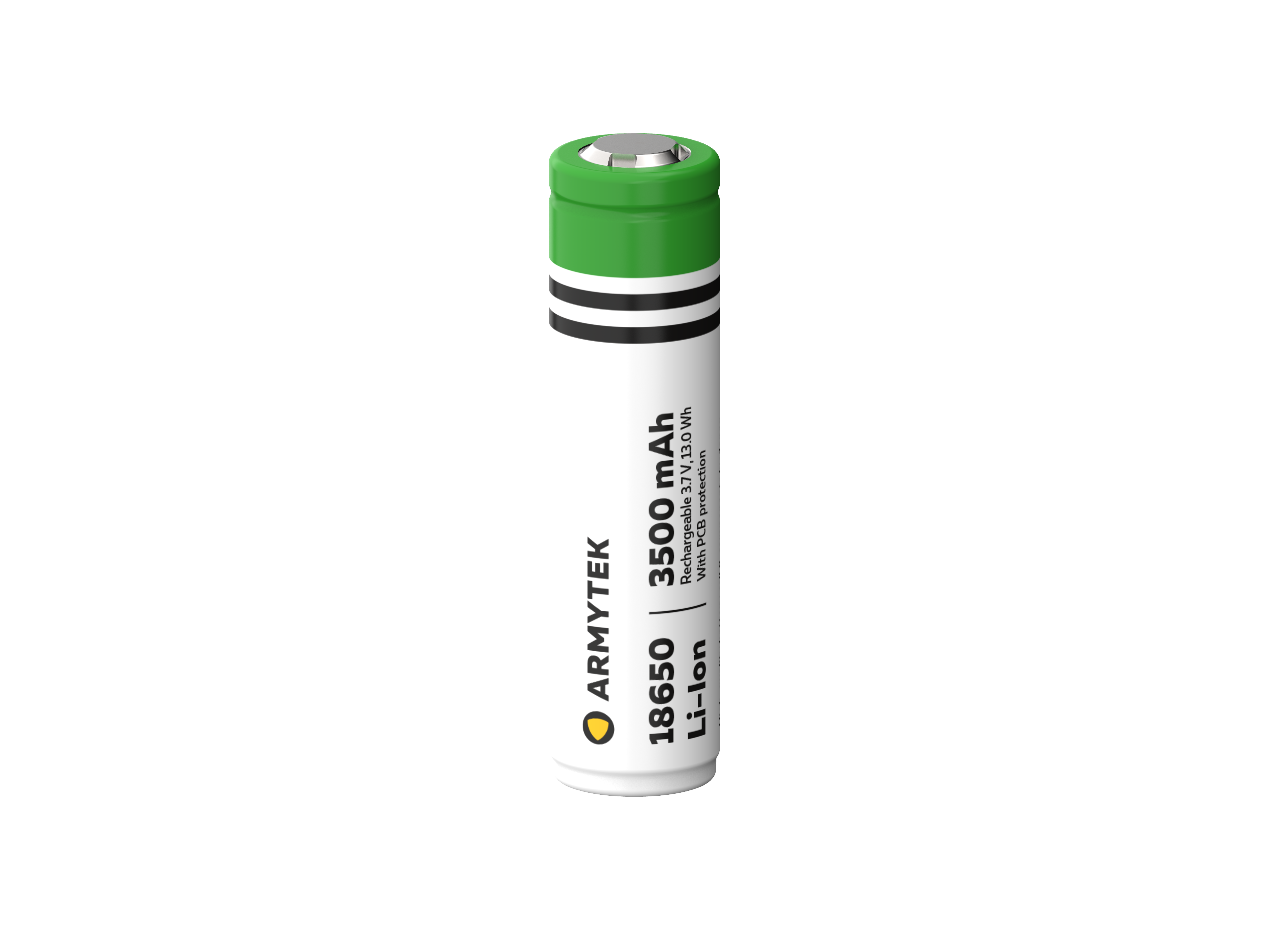Armytek® 18650 Li-Ion 3500 mAh Akku Protected Armytek® 18650 Li-Ion 3500 mAh Akku Protected