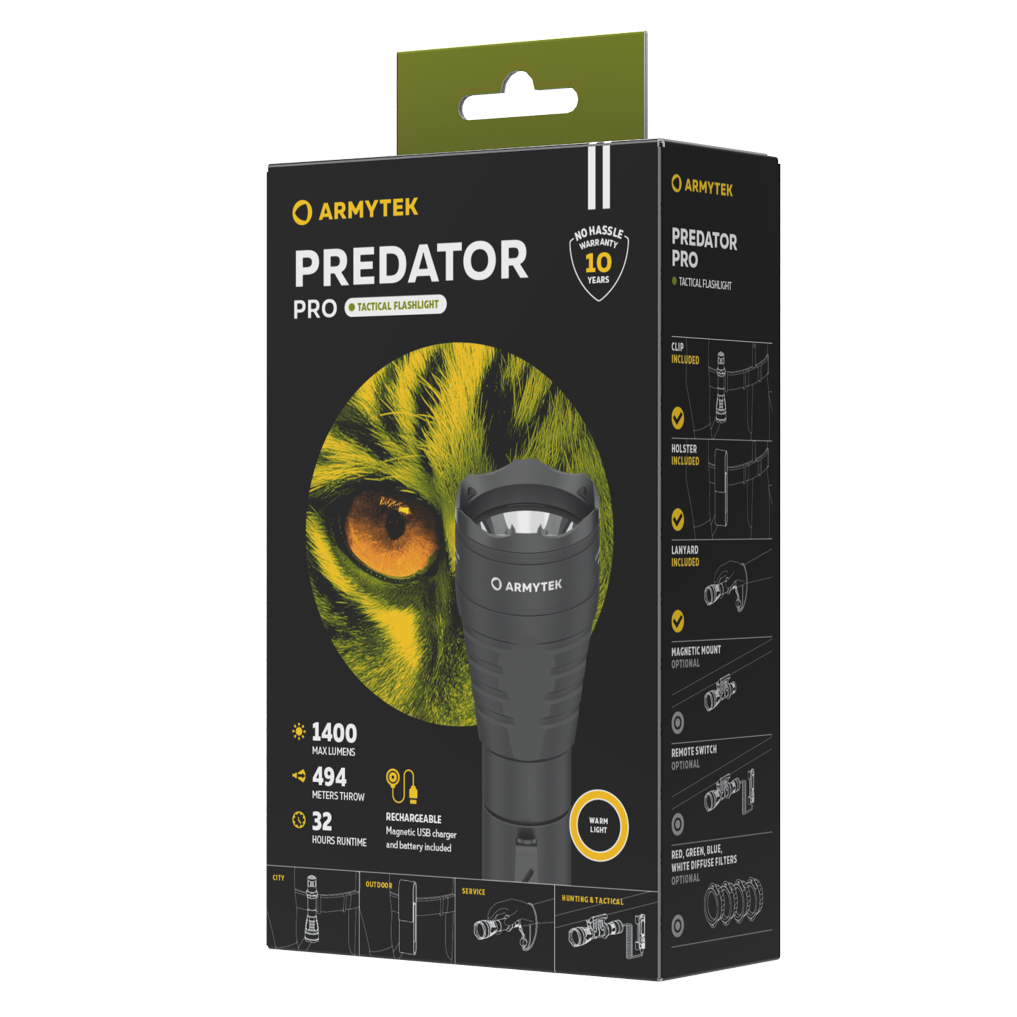 Armytek® Predator Pro Magnet USB
