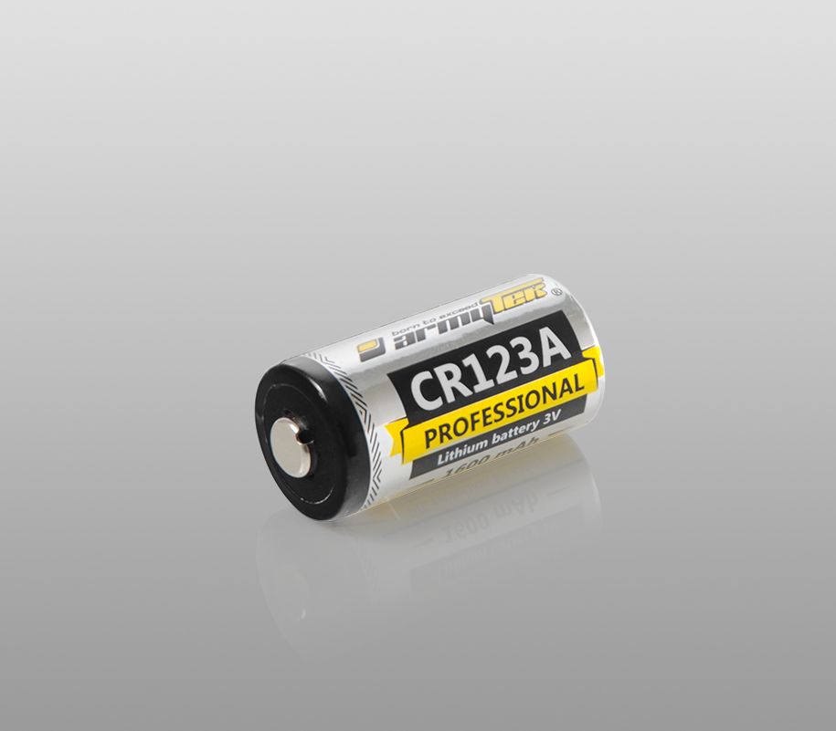 Armytek® CR123A Lithium 1600 mAh battery Armytek® CR123A Lithium 1600 mAh battery
