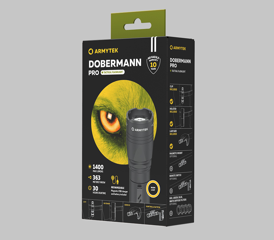 Armytek® Dobermann Pro Magnet USB