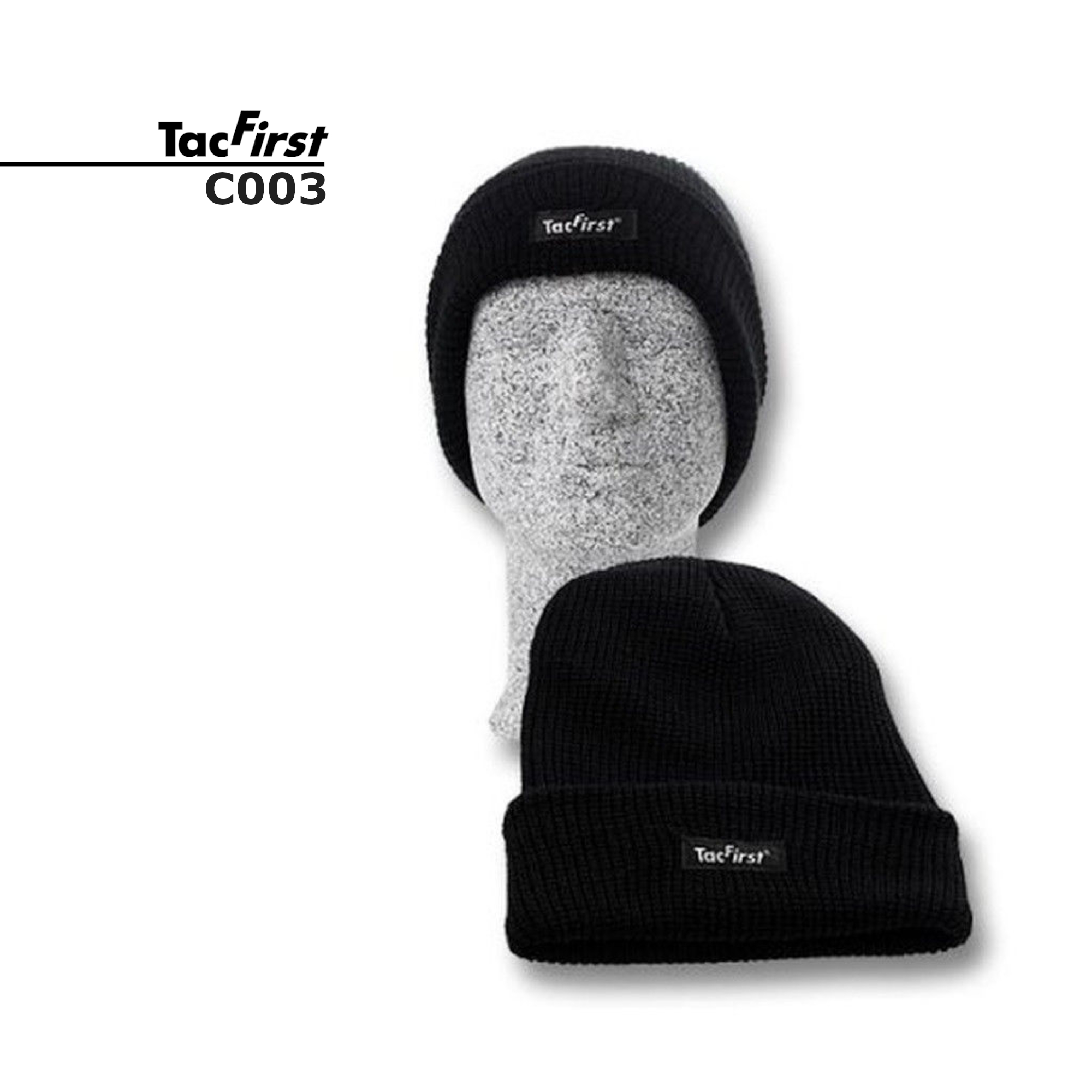 TacFirst® Thinsulate Mütze Schwarz