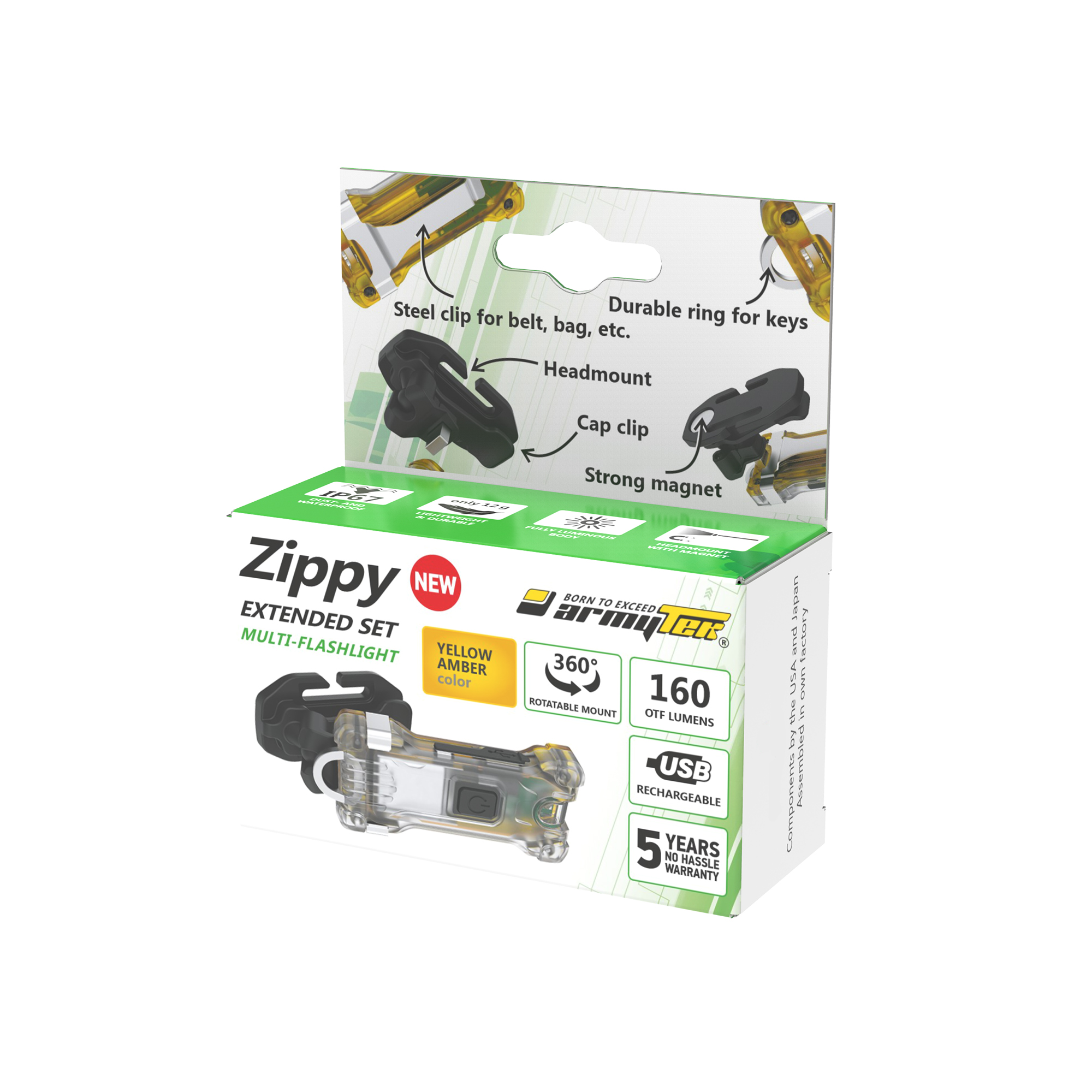 Armytek® Zippy Extended Set Yellow