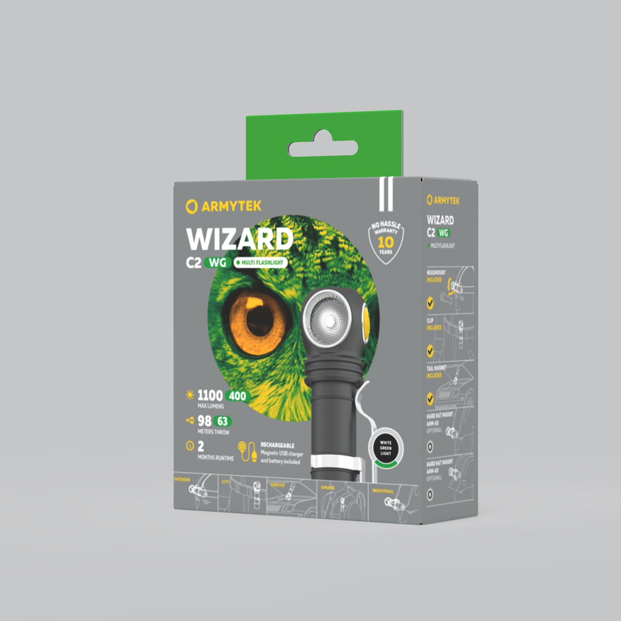 Armytek® Wizard C2 WG Magnet USB