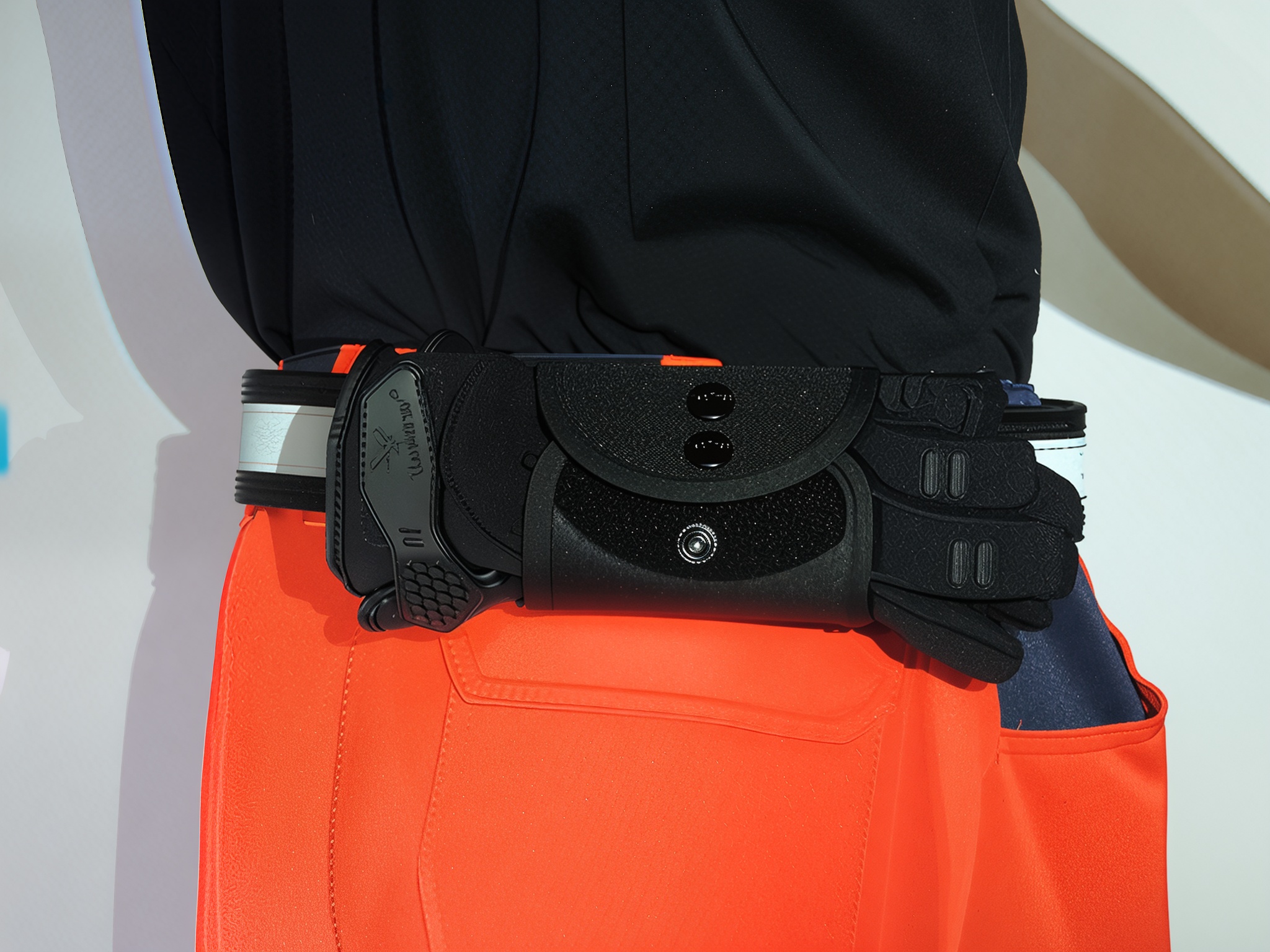 TacFirst Handschuhhalter GH001 mit Text-Overlay: Rettungsdienste Essentials